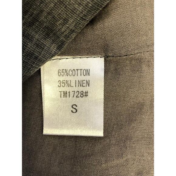 THEME Embroidered Linen Blend Dress Ethnic BOHO Womens Size Small NWOT - Picture 9 of 11